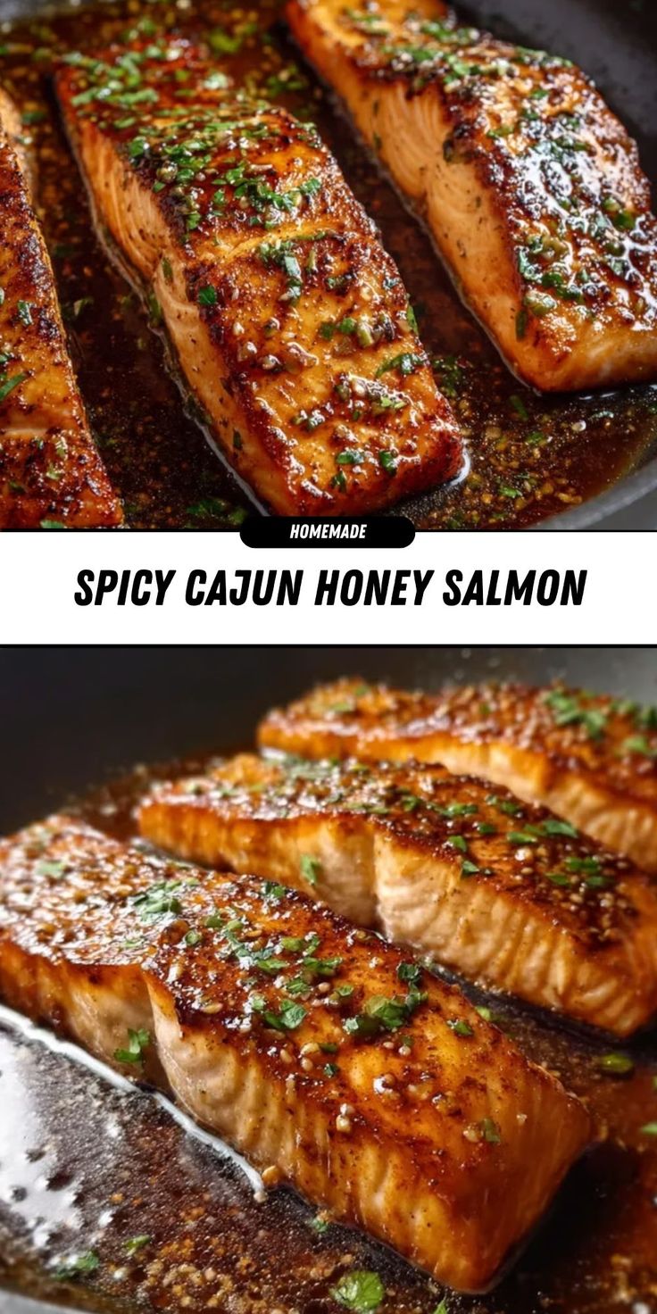 Cajun Honey Butter Salmon