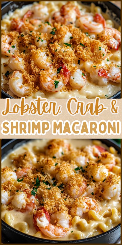 Lobster, Crab & Shrimp Macaroni and Cheese